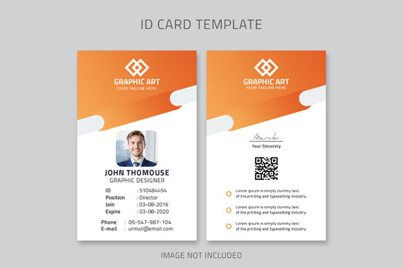 Corporate ID Card Template: A Practical Design Solution