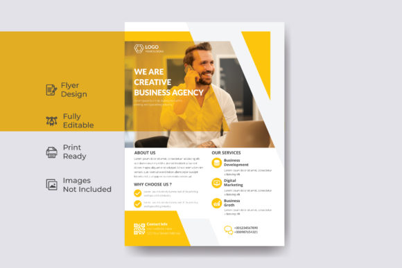 Creative Business Agency Flyer Template for Professional Marketing