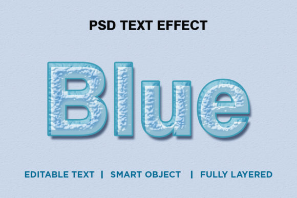 Enhancing Visual Design with the Blue Textured Text Effect