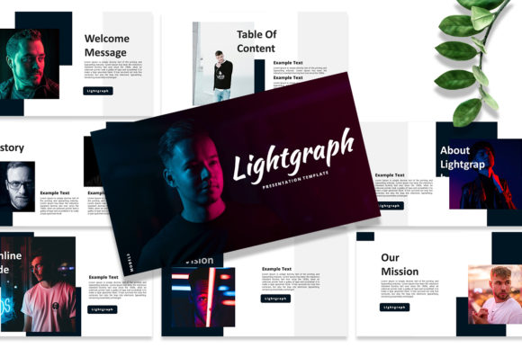 Lightgraph - PowerPoint Template for Modern, Creative Presentations