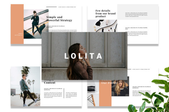 Lolita - PowerPoint Template: A Modern Tool for Creative and Professional Presentations