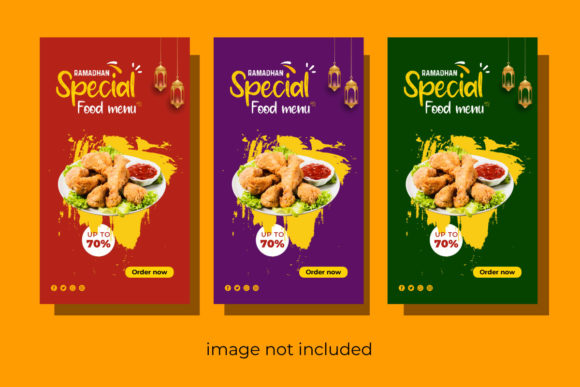 Ramadan Festival Decorative Food Banner: Strategic Use for Business Promotion