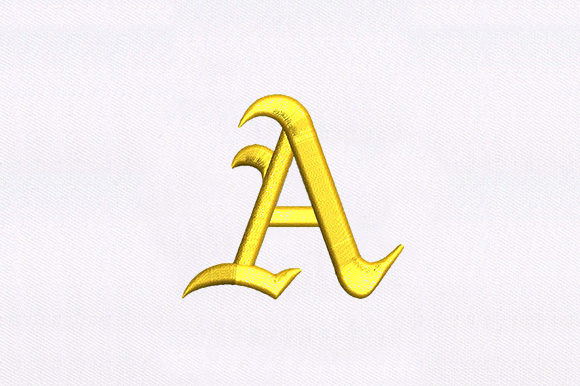 The Letter A in 3D Puff: A Versatile Embroidery Design for Creative Projects